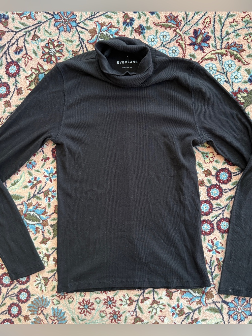 Everlane M Black Turtleneck Sweater